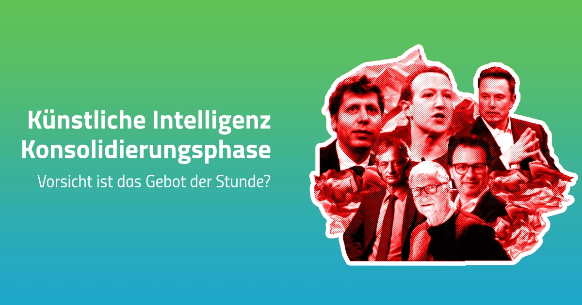 KI-Konsolidierungsphase - Vorsicht ist das Gebot der Stunde?
