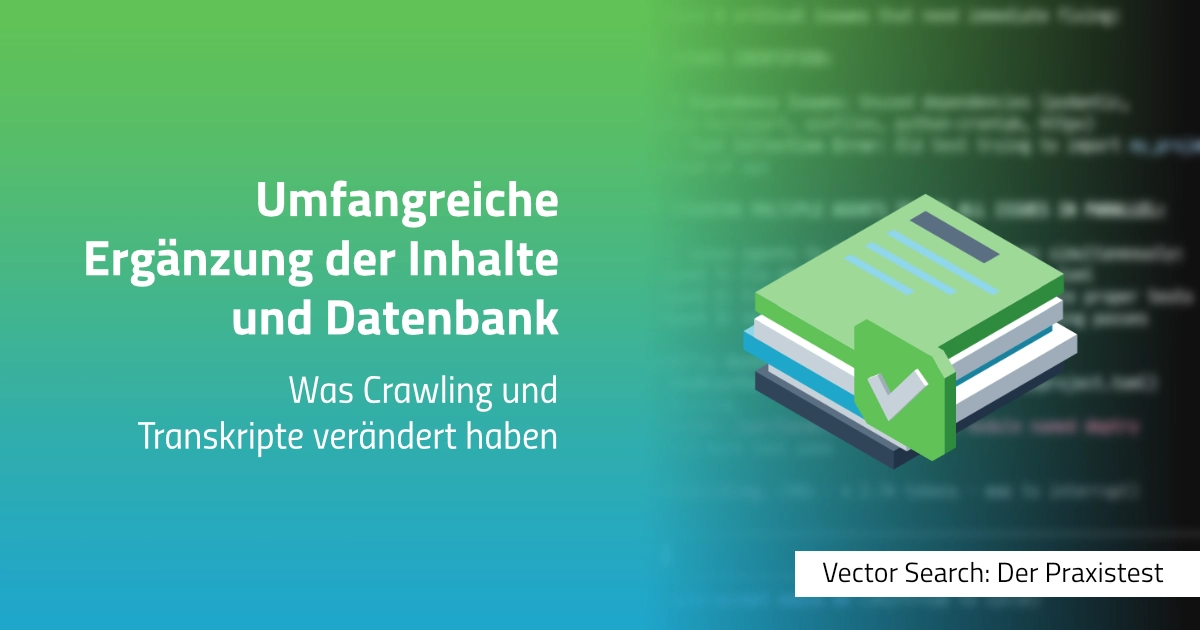 Umfangreiche Ergänzung der Inhalte und Datenbank